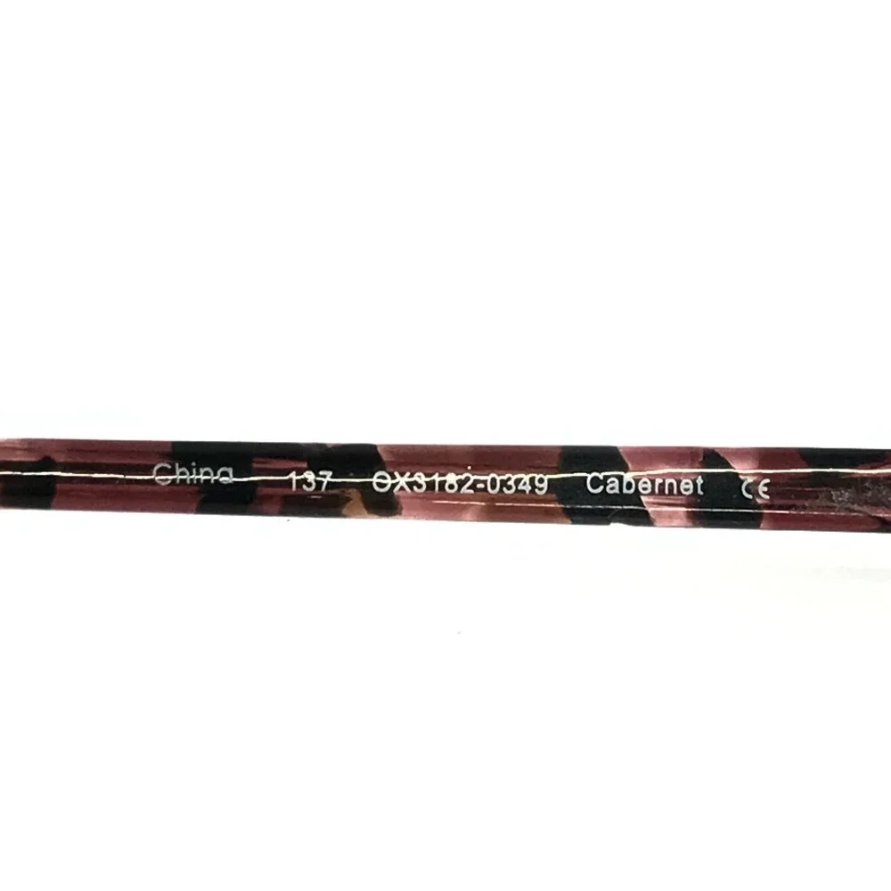 Oakley Eyeglasses Frames Taxed OX3182-0349 Cabernet Deep Red Burgundy 49-16-137